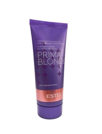 Серебристая маска для холодных оттенков блонд ESTEL PRIMA BLONDE (30 мл)